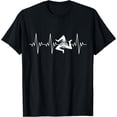 thumbnail image 1 of Sicily Italian Flag Heartbeat with trinacria heart pulse T-Shirt, 1 of 4