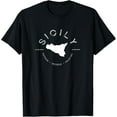 thumbnail image 1 of Sicily Italy Graphic Vintage Map T T-Shirt, 1 of 3