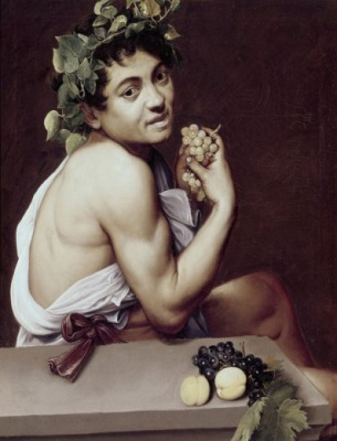Sick Bacchus ca 1593 Michelangelo Merisi da Caravaggio (1571-1610 Italian) Oil on canvas Galleria Borghese Rome Canvas Art - Michelangelo Merisi da Caravaggio (18 x 24)