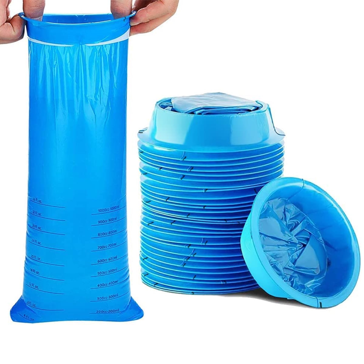 Sick Bags 1000ml Emesis Bags Car Sickness Bag Vomit Bags Travel Nausea
