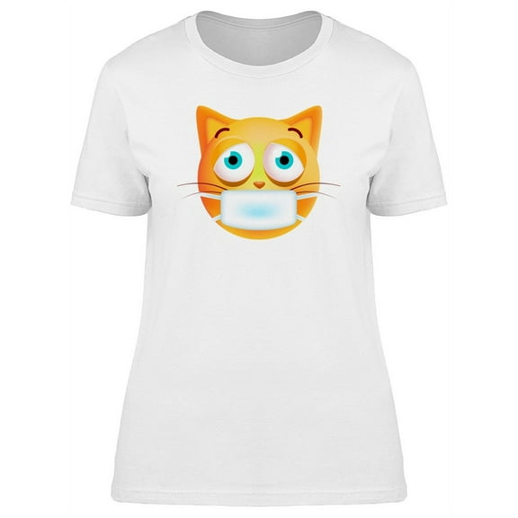 Sick Cat Reaction T-Shirt Women -Image by Shutterstock, Female XX-Large