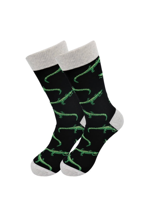 Sick Socks Alligator Exotic Animals Dress Casual Socks