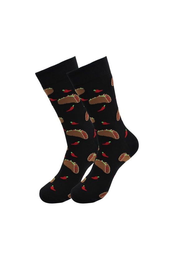 Sick Socks - Chili Taco - Favorite Food Dress Casual Socks