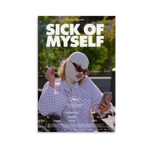 Sick of Myself Movie Poster Posters Wall Art Painting Canvas Living Room Prints Bedroom Decor Poster Artworks