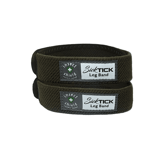 SickTick Tick and Chigger Repellent Leg Bands with Insect Shield Technology