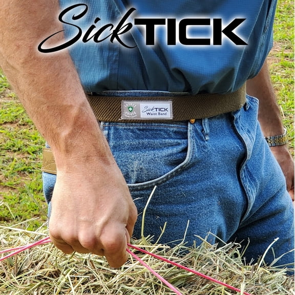 SickTick Tick and Chigger Repellent Waist Band with Insect Shield Technology