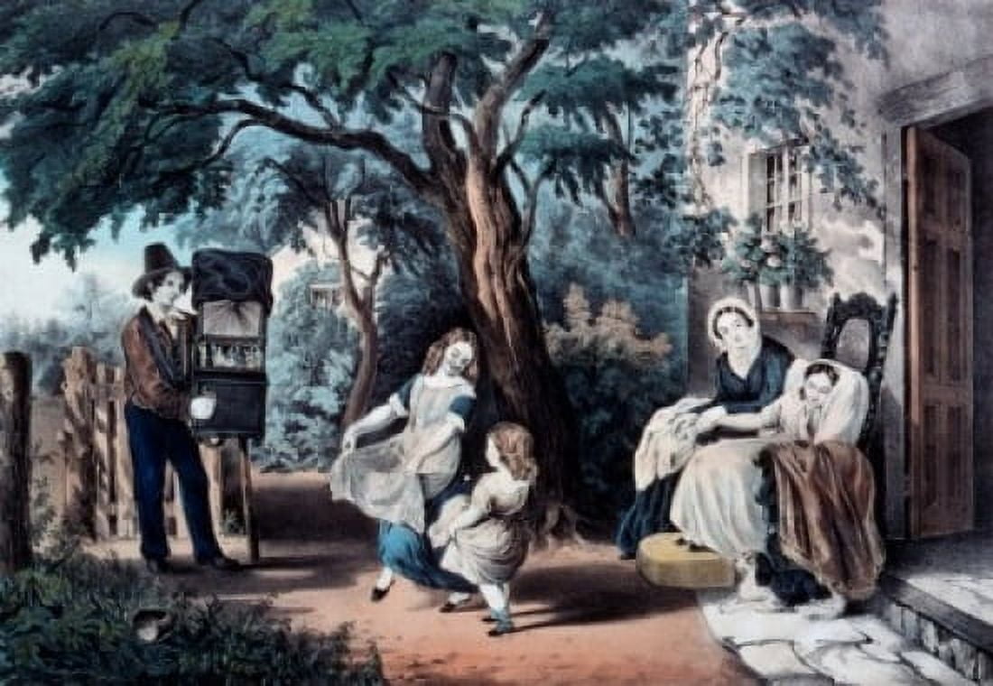 Sickness and Health Currier & Ives (active 1857-1907American) Color lithograph Library of Congress Washington DC Canvas Art - Currier & Ives (24 x 36)