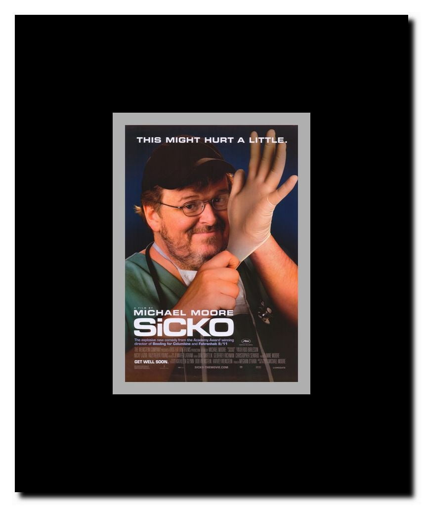 Sicko Framed Movie Poster