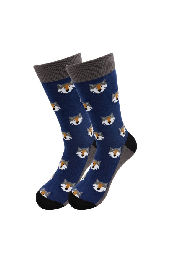 Sicks Socks - Wolf Head - Exotic Animals For men and women