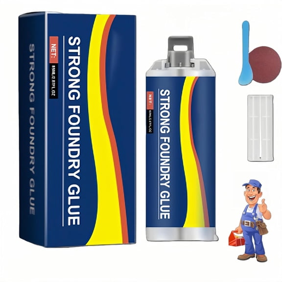 Sictive Weld Super Glue - Professional-Grade Adhesive for High-Strength Bonding. Fast-Setting, Gap-Filling Formula Repairs Engines, Tools, Fuel Tanks, Plumbing, Concrete (1PCS)