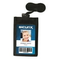 thumbnail image 1 of Sicurix Id Neck Pouch, Vertical, 3 X 4 3/4, Black | Bundle of 2 Each, 1 of 5
