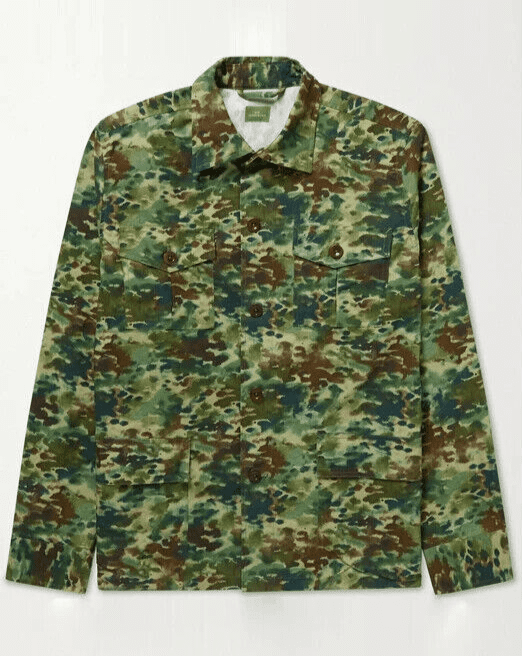 Camo Shirt Jacket