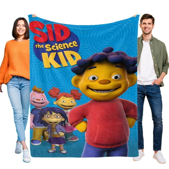 Sid the Science Kid-Pilling Flannel Blanket Soft Lightweight Plush Fuzzy Cozy Luxury Blanket for Home and Kitchen Use Perfect for Kids and Adults.40"*60"(100cm*150cm)