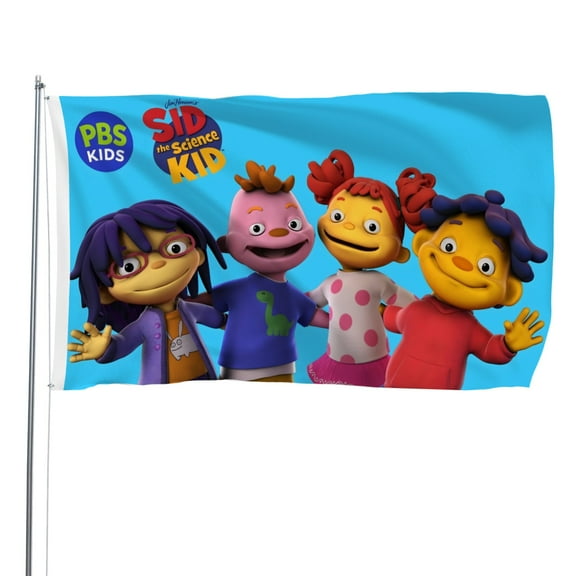 Sid the Science Kid-themed Printed Flag Perfect gift for fans, friends, and family members, and suitable for indoor and outdoor activities, party decorations.16"x24" (40cm60cm)