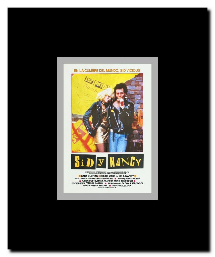 Sid and Nancy Framed Movie Poster