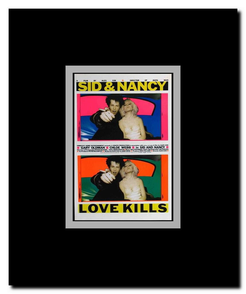 Sid and Nancy Framed Movie Poster