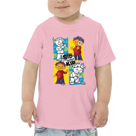Sid the Science Kid Curious Design - Science And Learning Toodler's T-shirt