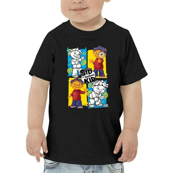 Sid the Science Kid Curious Design - Science And Learning Toodler's T-shirt