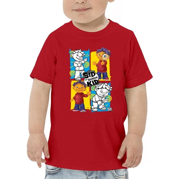 Sid the Science Kid Curious Design - Science And Learning Toodler's T-shirt