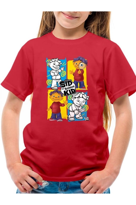 Sid the Science Kid Curious Design - Science And Learning Youth's T-shirt