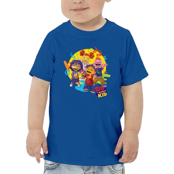 Sid the Science Kid Vibrant Character Group Graphic Toodler's T-shirt