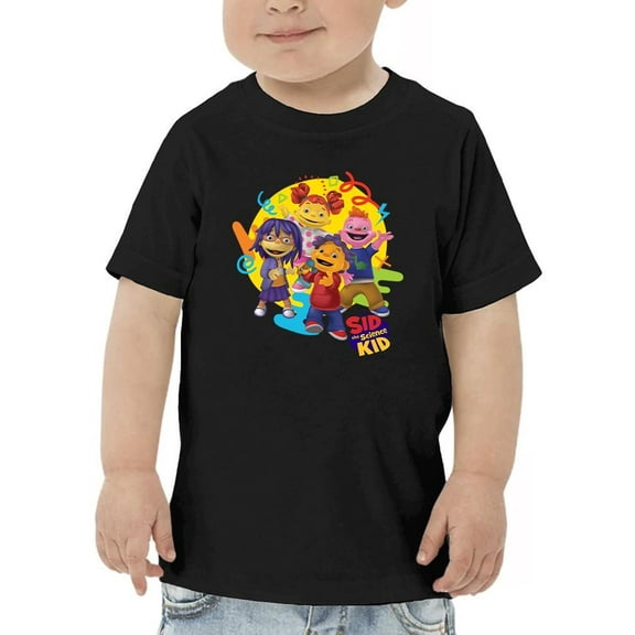 Sid the Science Kid Vibrant Character Group Graphic Toodler's T-shirt