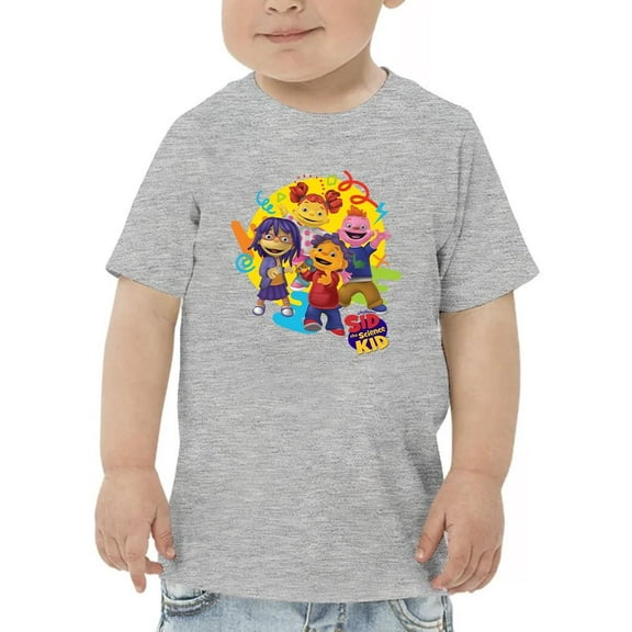 Sid the Science Kid Vibrant Character Group Graphic Toodler's T-shirt