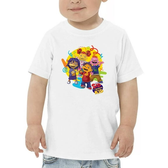 Sid the Science Kid Vibrant Character Group Graphic Toodler's T-shirt