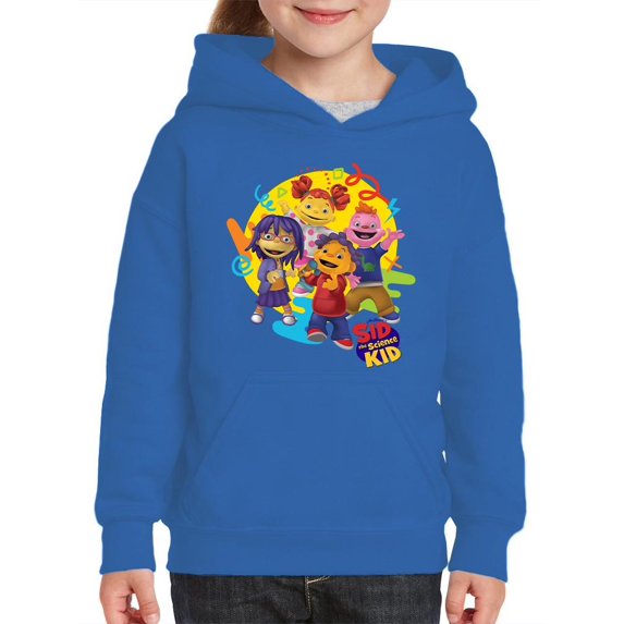 Sid the Science Kid Vibrant Character Group Graphic Youth's Hoodie