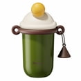 thumbnail image 1 of Sidagar 18 fl oz Leakproof Stainless Stee Insulated Water Bottle with Straw, Wide Mouth, Matcha Cream, 1 of 9