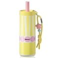 thumbnail image 1 of Sidagar 24 oz Ceramic Lined Insulated Water Bottle with Straw and Carry Strap, Pastel Yellow, 1 of 9