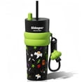 thumbnail image 1 of Sidagar 24oz Ceramic-Coated Stainless Steel Insulated Holiday Tumbler, Leak-Resistant Straw Lid, Halloween, 1 of 9