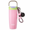 thumbnail image 1 of Sidagar 30 oz Insulated Water Bottle with Straw, Dual Drinking Lid and Carry Handle, Stainless Steel Travel Tumbler, Pink, 1 of 9