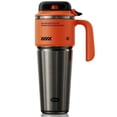 thumbnail image 1 of Sidagar 32 oz Stainless Steel Insulated Tumbler with Push-Button Lid and Handle, Orange, 1 of 8