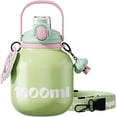 thumbnail image 1 of Sidagar 60oz Stainless Steel Insulated Water Bottle with Handle, Leak-Resistant Straw Lid, Mint Green, 1 of 6