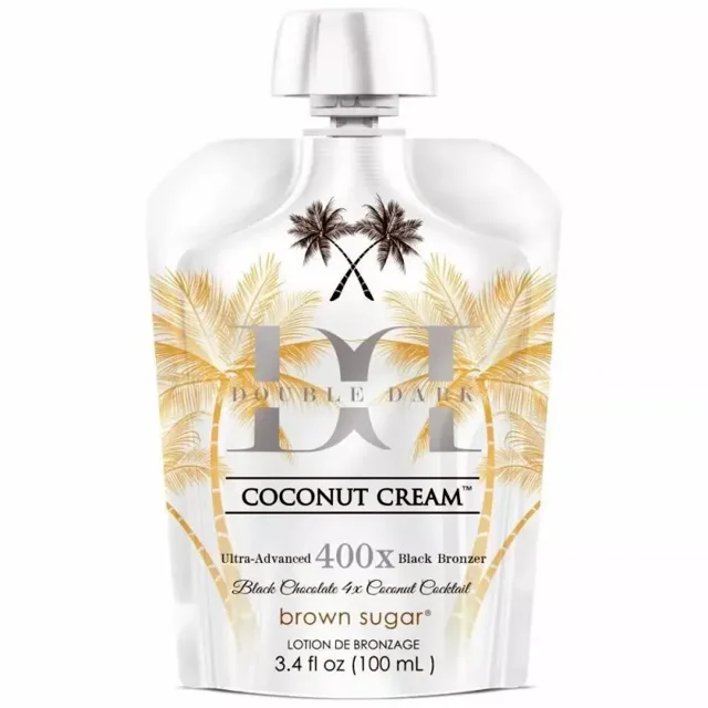 Sidar Brown Sugar Double Dark Coconut Cream 400X Bronzer 3.4 oz Pouch