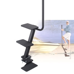 Sidasu 3 Steps Boat Trailer Steps with Handle,Universal Boat Step,Non-Slip Surface Boat Trailer Steps for The Tongue,Triple Steps Boat Trailer Ladder,400 lbs Capacity