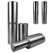 Sidco Supply 4 PCS - 3  Weldable Barrel Hinges   3 Inch x 3/4 Inch   Heavy Duty Steel   Weld On Bullet Door Hinges   Detachable Hinges   15/32  Pin Bearing - Metal Swing Doors, Gates, Glass Door Hinge