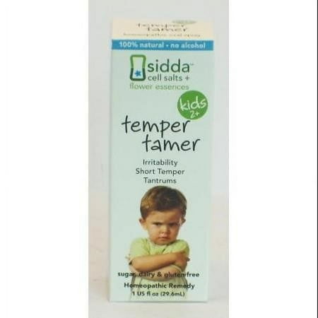 Sidda Flower Essences Temper Tamer - Kids - Age Two Plus - 1Ounce