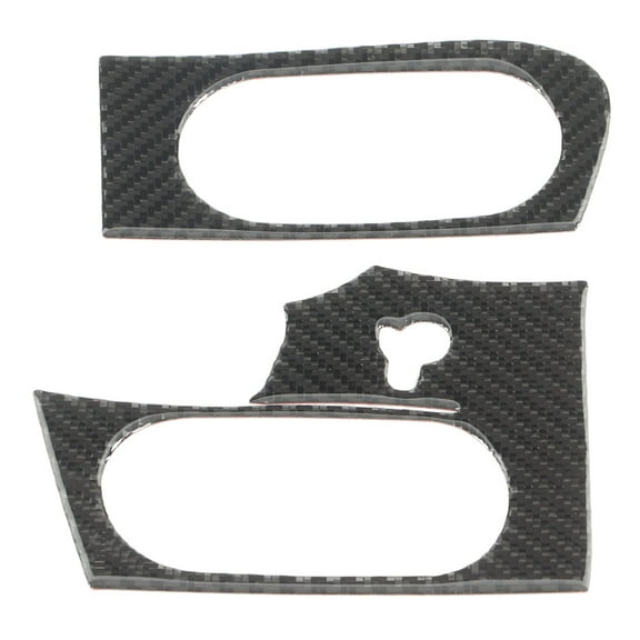 Side Air Vent Interior Sticker Carbon Fiber Air Outlet Trim Cover Decal Replacement for Corvette C6 20052013