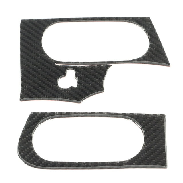 Side Air Vent Interior Sticker Carbon Fiber Air Outlet Trim Cover Decal ...