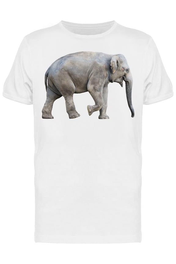 Side Amazing Asian Elephant T-Shirt Men -Image by Shutterstock, Male Large