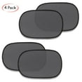thumbnail image 1 of QiShi Side Automotive Window Sunshades, Glare and UV Rays Protection Car Sun Shade for Baby, 4 pack 20"x12" Cling Sunshades for Car Side Windows-Sun, 1 of 8