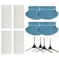 Side Brush Filter Mop Cloth Spare Parts Kit for RobZone for Duoro for X