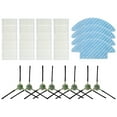 Side Brush HEPA Filter Rag Cloth Mop Replacement for M210 M210S M210B