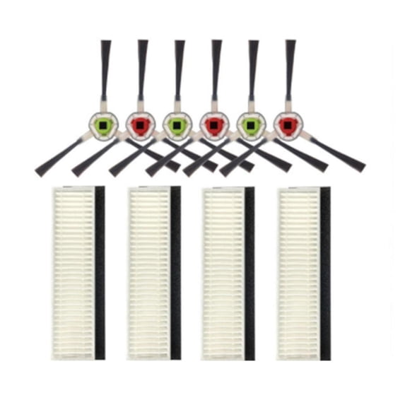 Side Brush Hepa Filter Kit Replacement For Ecovacs Dk35 Dk33 Dk45