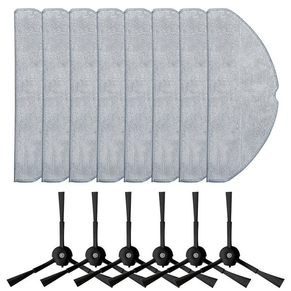 Side Brush Mop Cloth Kit For Tapo RV30 Max RV30 Max Plus RV20 Max RV20 Max Plus Vauum Cleaner Home Cleaning Equipment Parts