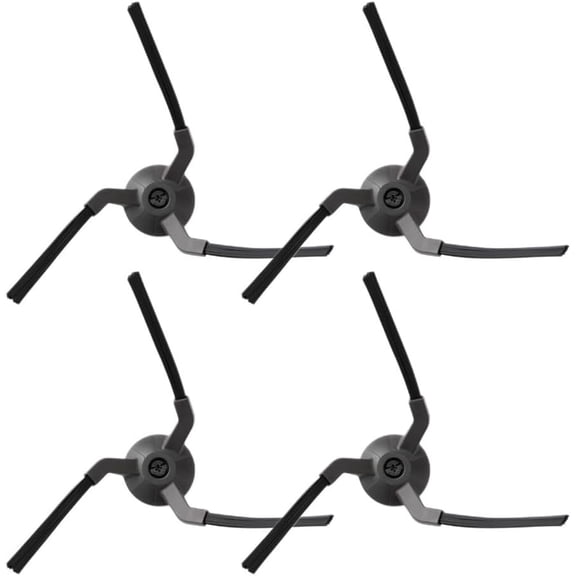 Side Brushes Compatible with Eufy X9 Pro, X10 Pro Omni Robot Vacuum, Washable Edge Corner Brush, 4 Pack