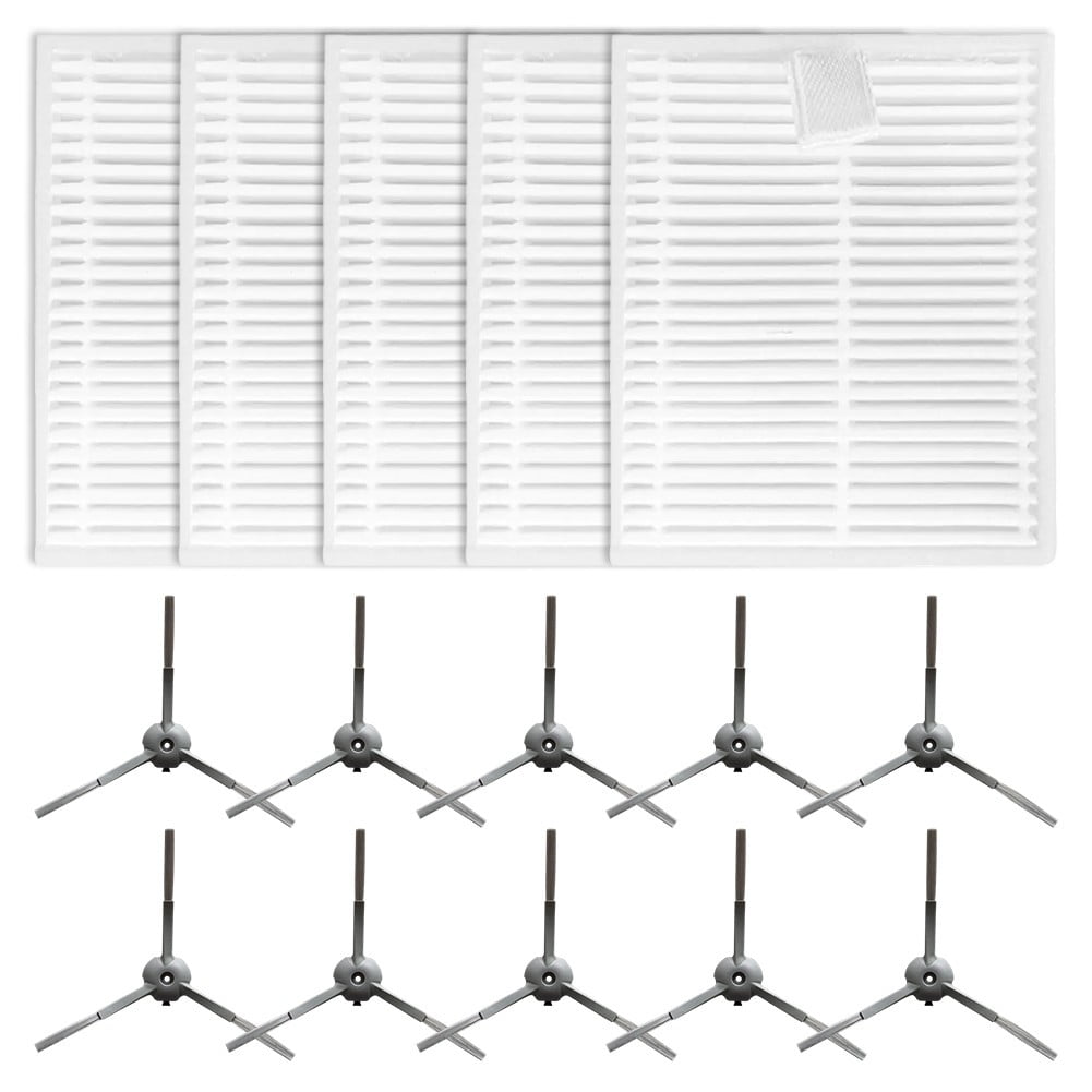 Lot De 4 Ou 10 Chiffons Lavables De Rechange Pour Aspirateurs ILIFE V20, Vyzzle D10, Laresar L10, Roidmi Eve ROOK S - 9