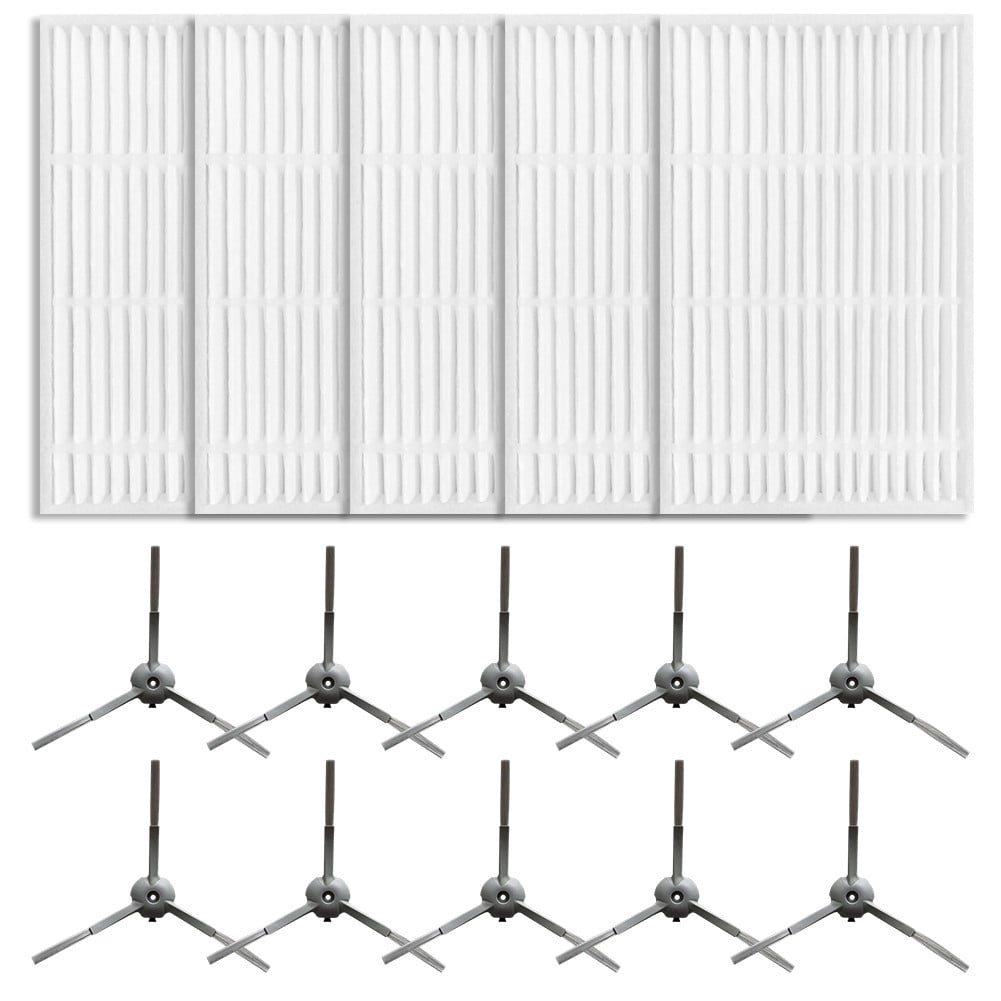Lot De 4 Ou 10 Chiffons Lavables De Rechange Pour Aspirateurs ILIFE V20, Vyzzle D10, Laresar L10, Roidmi Eve ROOK S - 10